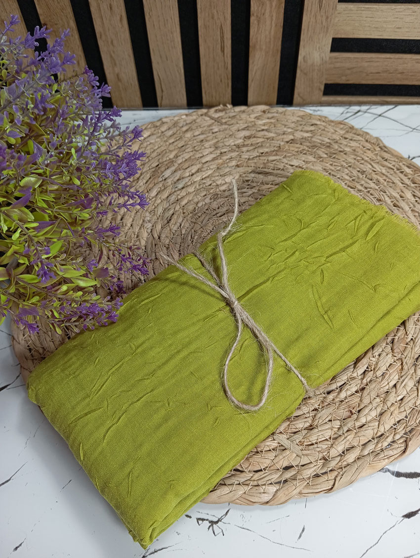 Bambu şal fıstık yeşili